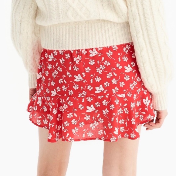 ❤️❤️❤️SALE J. Crew Ruffled Hem Flowy Skirt - Picture 7 of 7